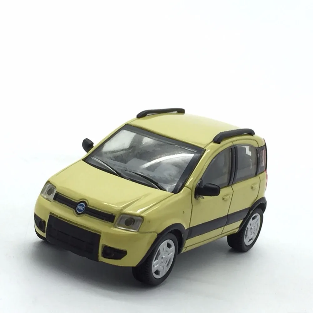 Высокая имитация Fiat mini suv модель, 1:43 сплав автомобиля игрушки, металлические отливки, Коллекция игрушечных автомобилей