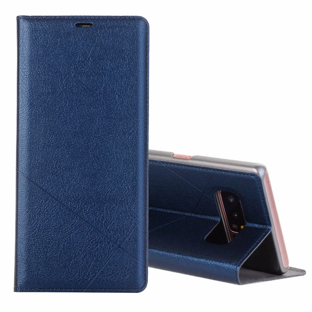 Dark blue Чехол-раскладушка кожаный бумажник чехол для телефона для samsung Galaxy S7 S6 Edge S 7 6 6edge S6edge 7edge S7edge фотоаппаратов моментальной печати 7s SM G925F G920F G930F G935F - Цвет: Dark blue