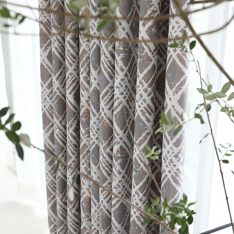 Затемненные занавески с высоким затемнением для гостиной, спальни, декоративная обработка, жалюзи, занавески на окна для двери в кухне