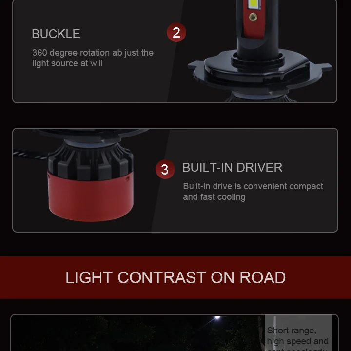 2 шт. H4 H7 Led автомобилей головной светильник H1 H8 H9 H11 HB4 HB3 9006 9005 H10 96 Вт 9600lm 6000k аксессуары 12V автомобильный светильник Автомобильная противотуманная фара