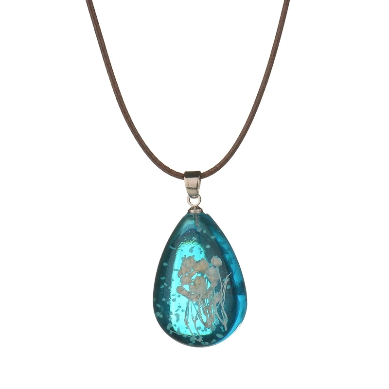 MissCyCy винтажные ожерелья и подвески ручной работы с натуральными цветами для