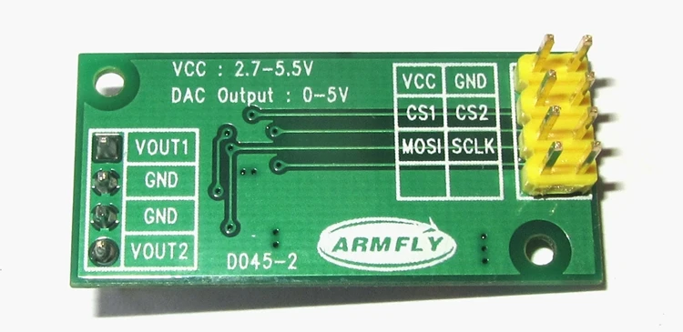 DAC8501 16 бит модуль DAC двойной выход SPI интерфейс питания 3 5 0 в|Запчасти для