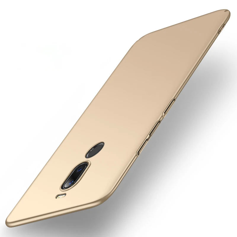 Полный жесткий чехол для Meizu Note 9 8 6 5 3 M15 Lite плюс X8 V8 M6 M5 Примечание M5S M6S M6T Note8 Note9 гладкая матовая задняя крышка meizu note 9 чехол - Цвет: Gold