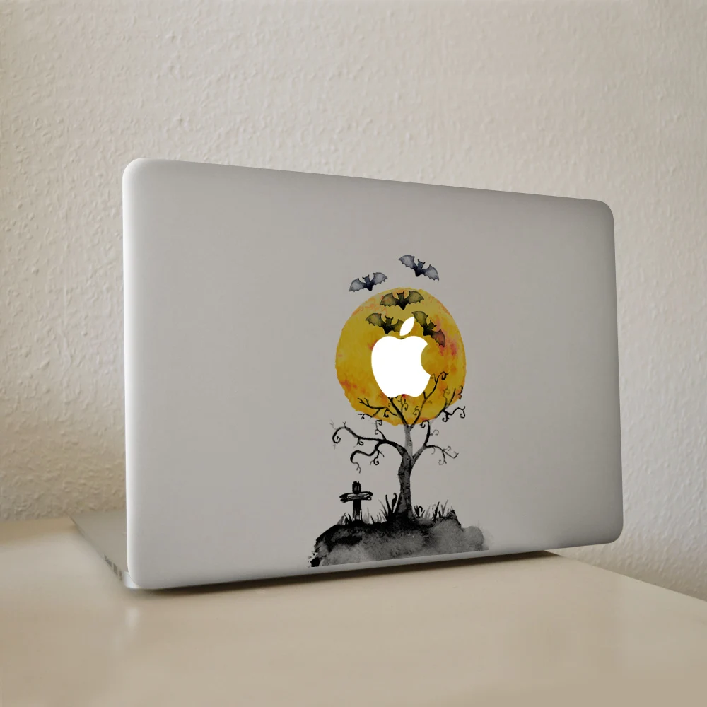 Стикер для ноутбука Dark Bat Moonlight Виниловая наклейка сделай сам Macbook Pro Air 11 13 15