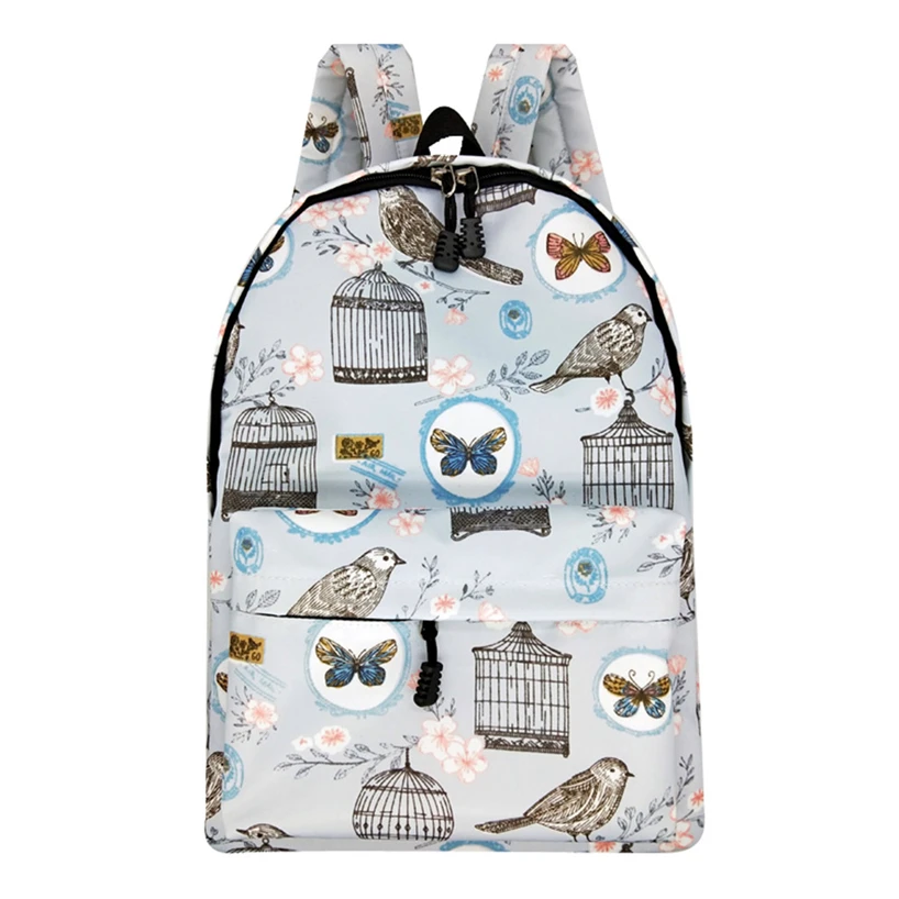 Aelicy аниме женский рюкзак Мультфильм Mochila для девочек мальчиков путешествия рюкзак милый кот печать сумка на плечо для подростков - Цвет: D