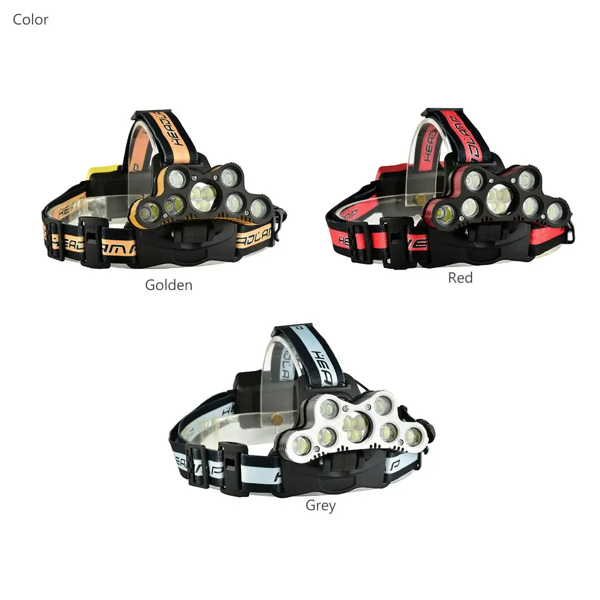

120000LM Powerful Headlight USB Rechargeable Head Light 7 LED Headlight Head Lamp Waterproof Head Torch Head Flashlight Lantern