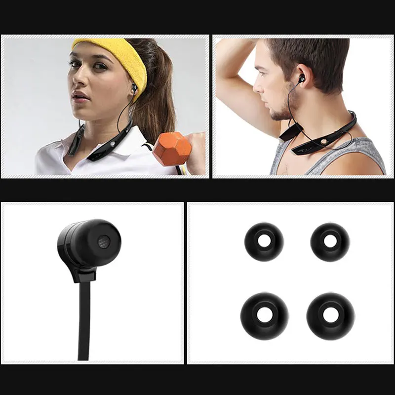 Spoort H1 Bluetooth наушники беспроводная гарнитура стерео шейные спортивные с