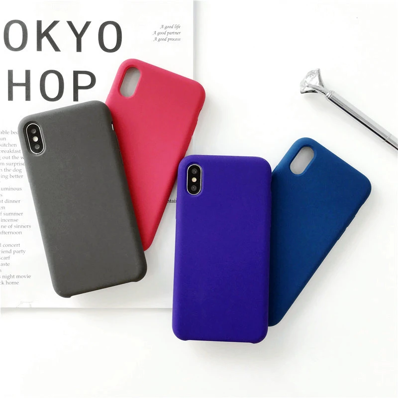For iphone x Official Original liquid silicone capa cover for iphoone 7 8 protective case 6 6s plus Coke |