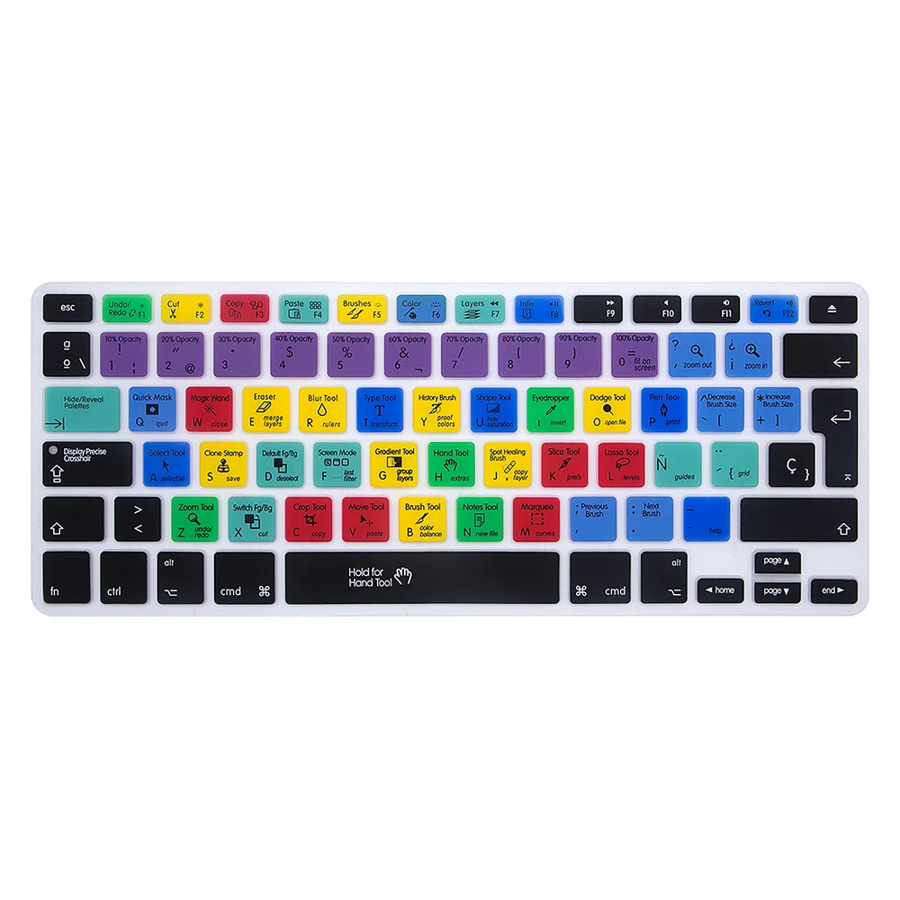 Испанская пленка для клавиатуры MACBOOK PRO AIR Retina 13 &quot15&quot 17&quot | Компьютеры и офис