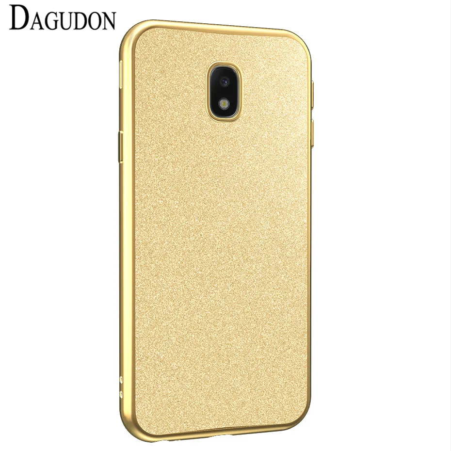 DAGUDON Luxury Case For Samsung Galaxy J7 2017 Silicon Soft TPU cover plating glitter case J730 5.5&quot Eurasia |