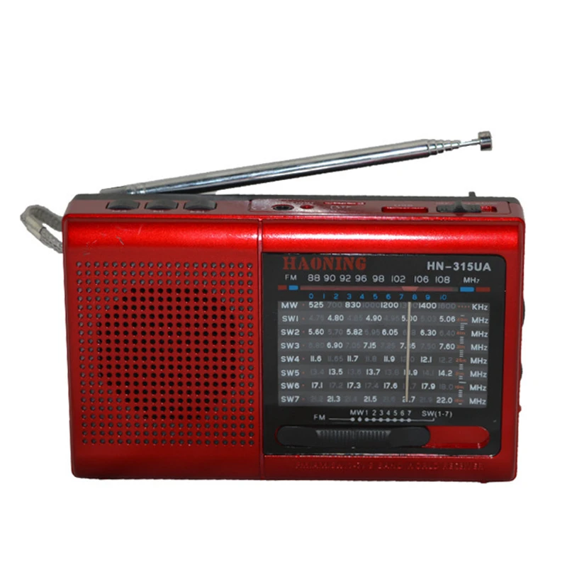 FM/AM/SW Мини Портативный радиоприемник нейтральный MP3-плеер для пожилых 3 в 1 динамик