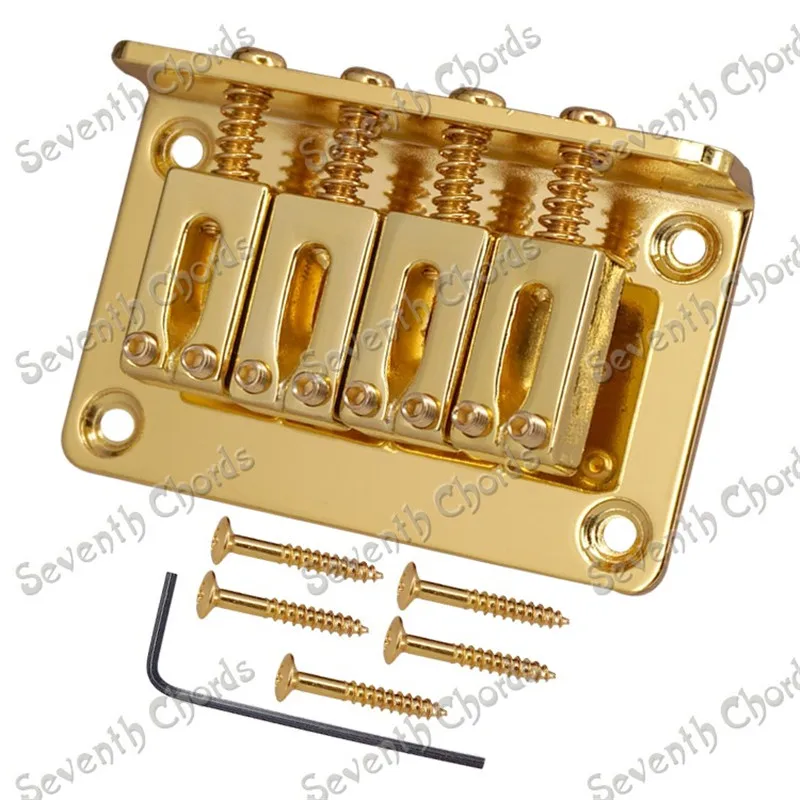 6 комплектов жесткая Хвостовая 4 струнная гитара бас электрическая укулеле мост