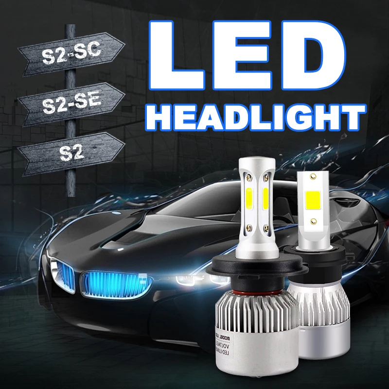 CARLitek Diodes Led H4 H7 H11 H1 автомобильный головной светильник лампы рядом с дальним