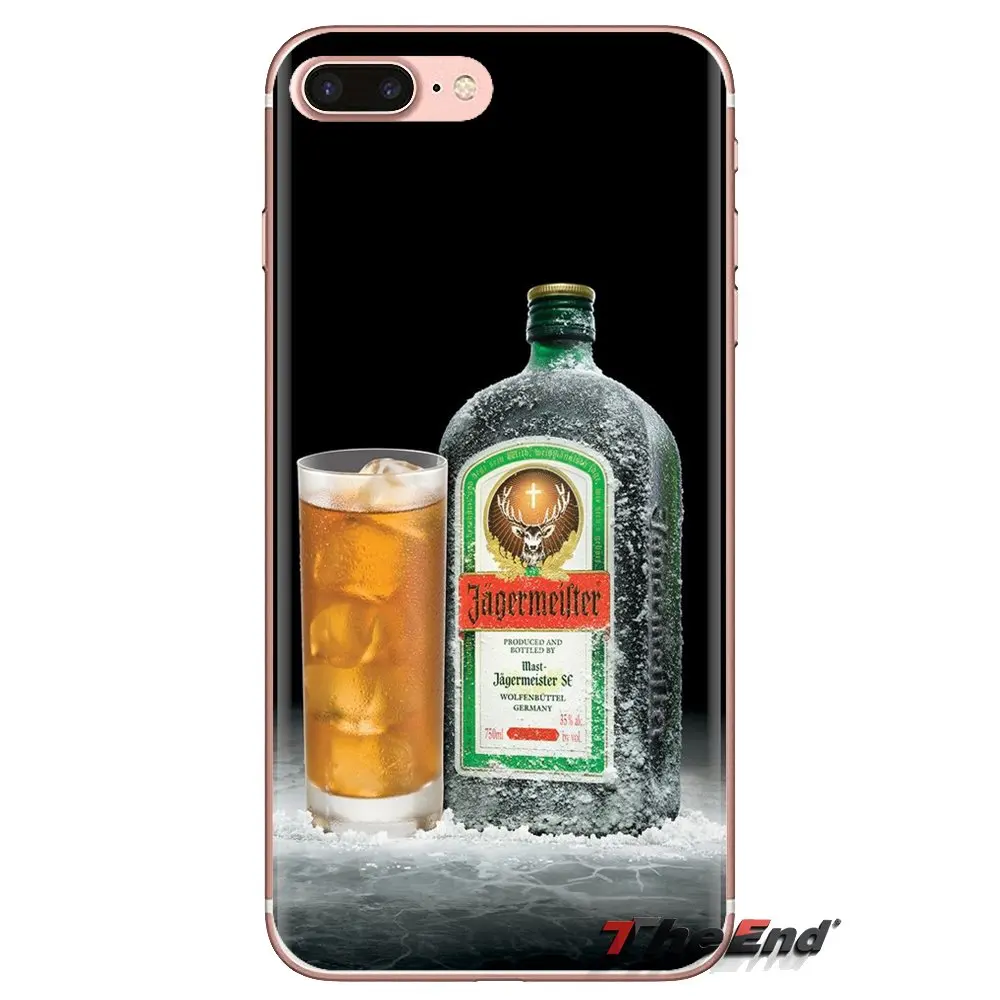 Silicone Cases Cover For HTC One U11 U12 X9 M7 M8 A9 M9 M10 E9 Plus Desire 630 530 626 628 816 820 830 Jagermeister Retro Bottle |