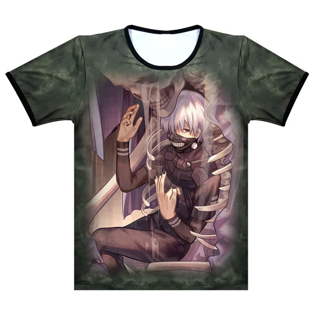 Футболка для косплея Tokyo Ghoul новая японская аниме Кен канеки костюм удобная