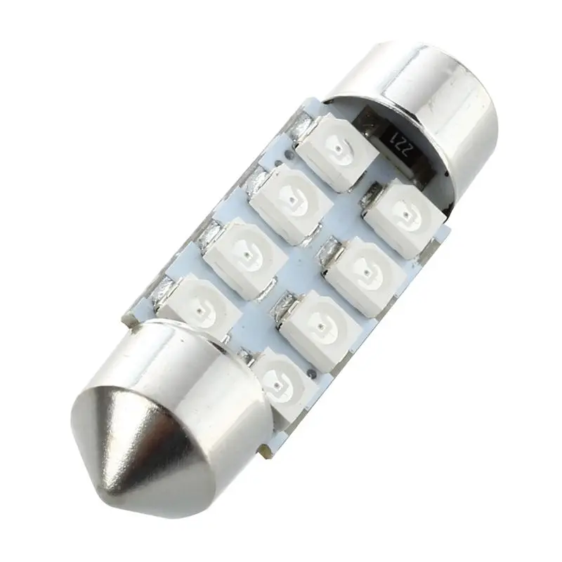 4x36 мм 8-SMD 1 5 &quot3528 светодиодный красный купол с фестонами светильник DE3423 6411 6413 |