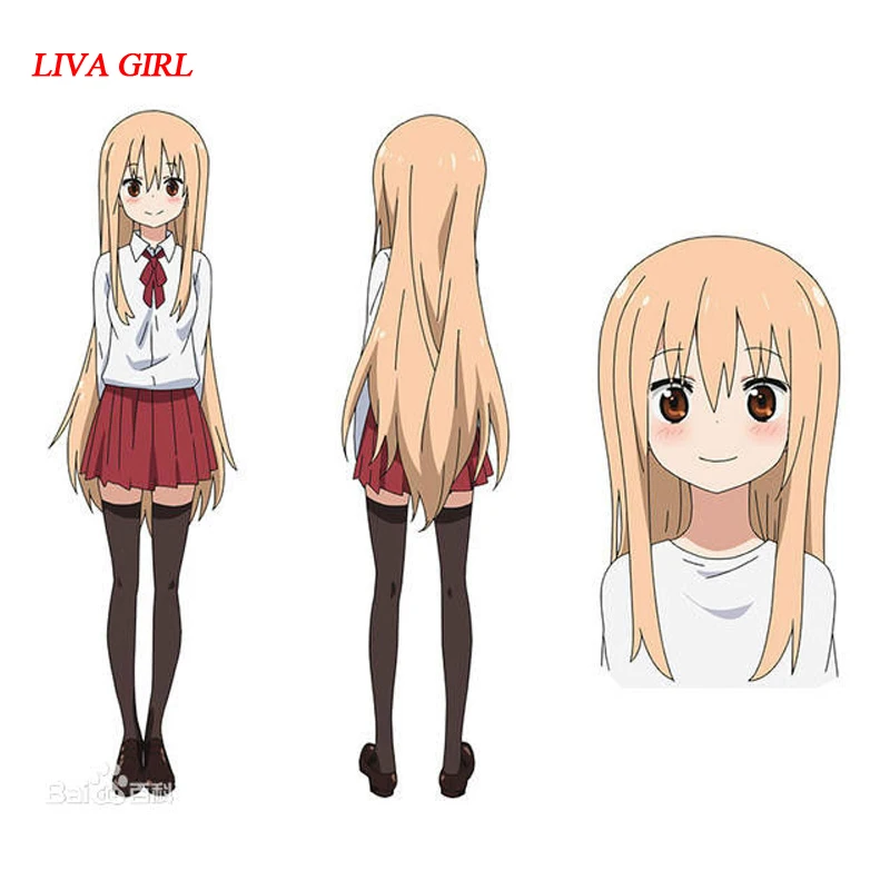 

LIVA GIRL NEW High quality HIMOUTO! UMARU-CHAN cosplay wig UMARU DOMA costume play wigs Halloween costumes hair free shipping