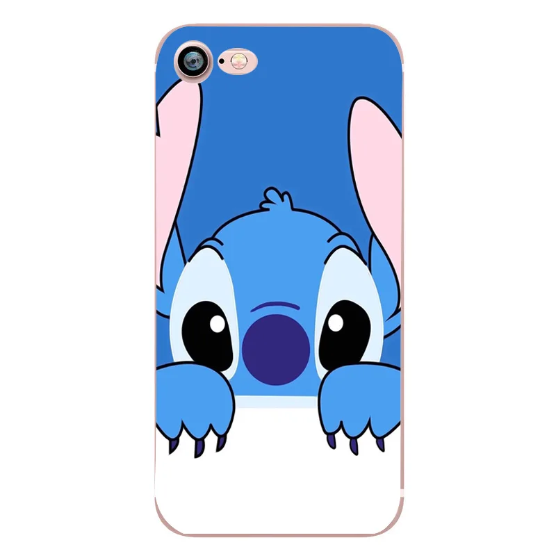 Милый аниме стежка мультфильм Capinha для iPhone 6 силиконовый мягкий чехол телефона 7 8