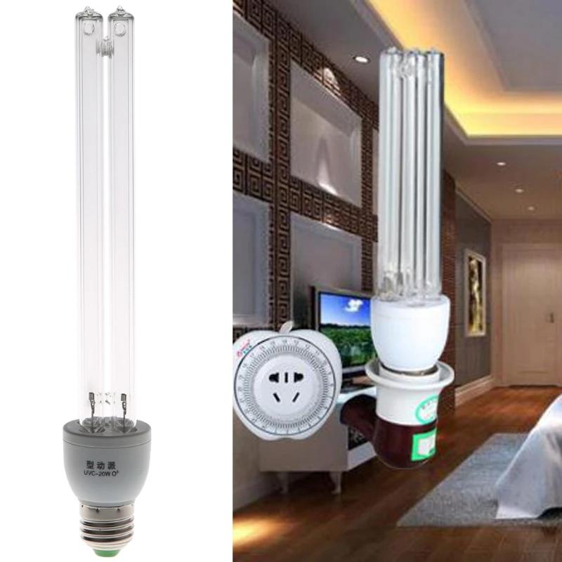 УФ светильник для дезинфекции 20 Вт E27 220 В переменного тока|ultraviolet disinfection|ultraviolet