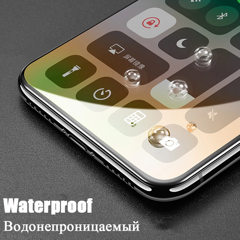 TOMKAS Защитное стекло для iPhone X закаленное 0 3 мм 2.5D 10 iPhoneX защитная стеклянная пленка