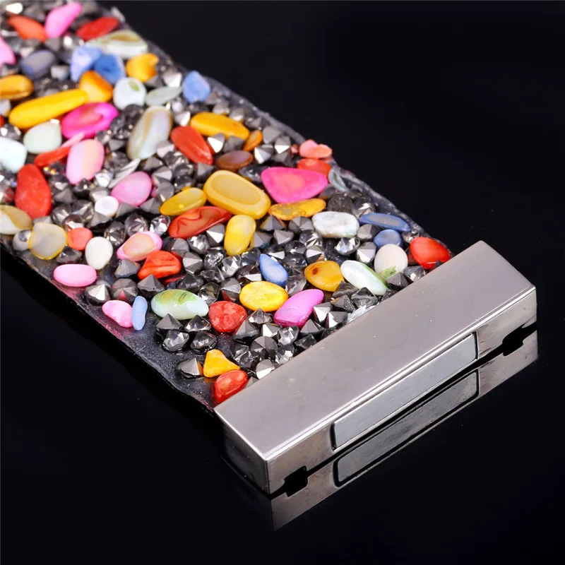 U7 Кожаный Браслет Обруча Для Женщин Летние Ювелирные Изделия Чешские Природные