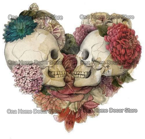 Lover skulls 5D diy рукоделие Алмазная вышивка мозаика из смолы алмазная живопись Набор