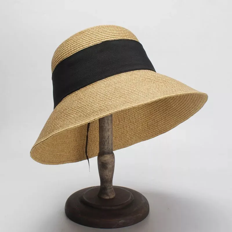 Новая модная летняя соломенная шляпа от солнца для женщин женские складные