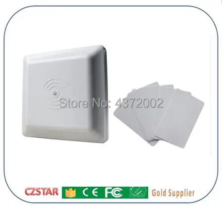 Считыватель карт UHF RFID дальность действия 6 м антенна 8 дБи RS232/RS485/Wiegand считыватель