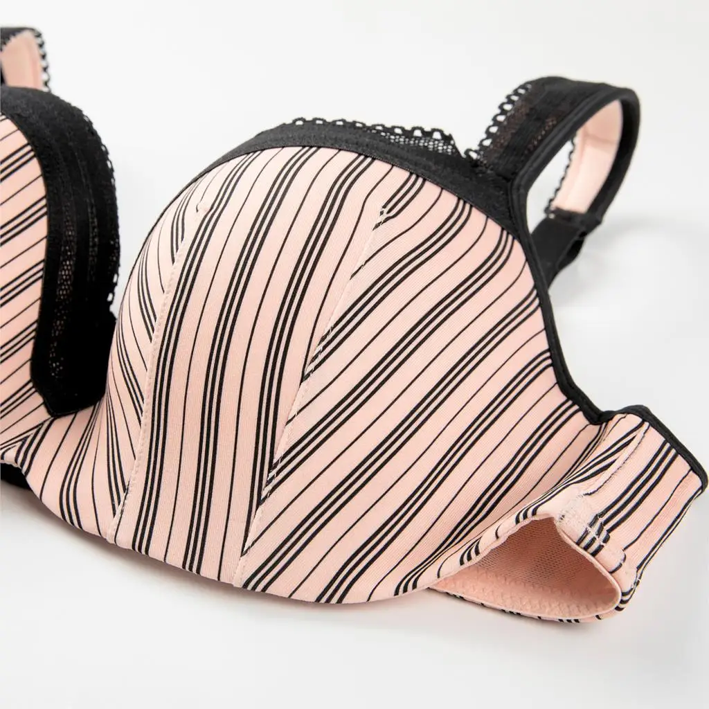 

Women's Seamless Full Figure Lightly Padded Underwire Balconette Bra