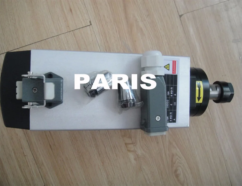 4 кВт квадратный Шпиндельный двигатель с воздушным охлаждением для воздушного