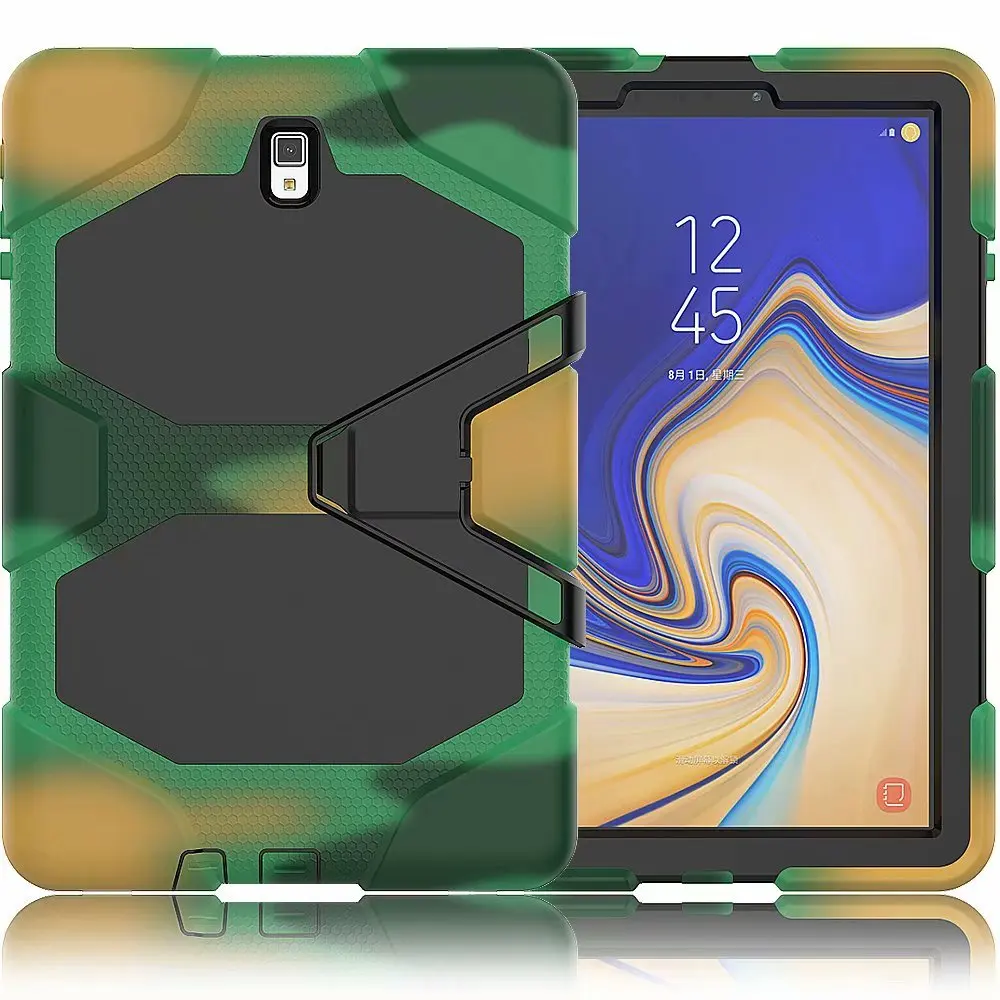 Case For Samsung Galaxy Tab S4 10.5 T830 T835 T837 Heavy Hybrid Armor Hard PC Soft Rubber Full Body Protective Cover Shell | Компьютеры и