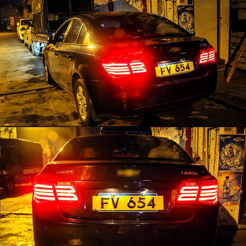 Светодиодный задний фонарь для Chevrolet Cruze 2009 2010 2011 2012 2013 Левая Правая сторона светодиодный задний светильник поворотный сигнальный светильник