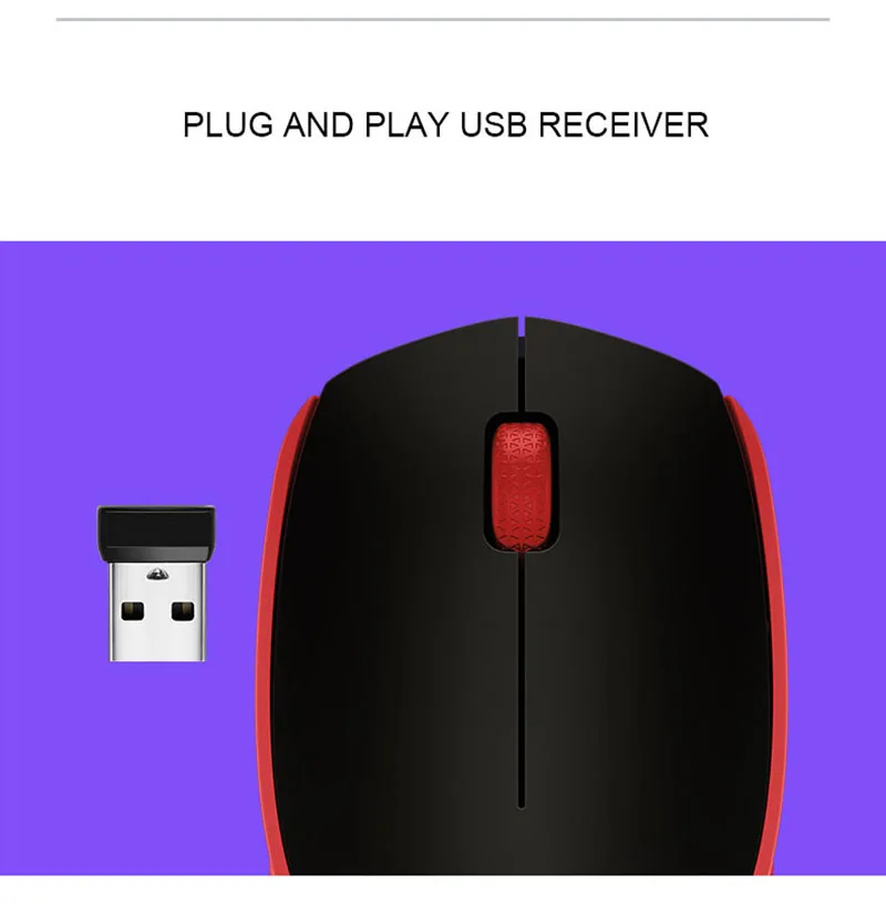 Оригинальная Беспроводная игровая мышь logitech M171 2,4 ГГц с нано-приемником 1000 dpi для ПК/ноутбука