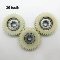 3pcs 38mm 36 teeth nylon 8mm bore hole 608 z ball bearing gears for electrical bike motor clutch plastic planetary gear