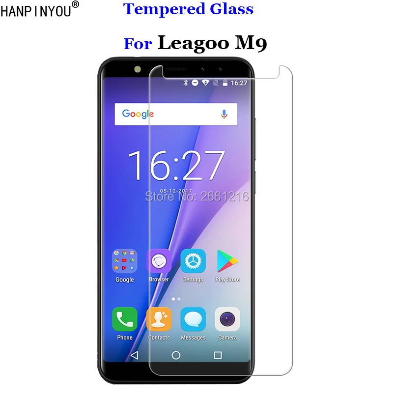 Для Leagoo M9 закаленное стекло 9H 2.5D Премиум Защитная пленка для M 9 5 5&quot|screen protector