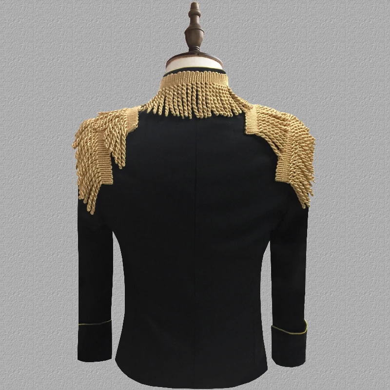 Мужской Блейзер дизайнерские костюмы куртка Мужская сценическая металлическая