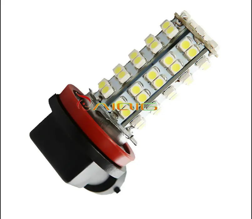 H8 чистый белый 68 SMD светодиодный фонарь для вождения автомобиля автомобильная