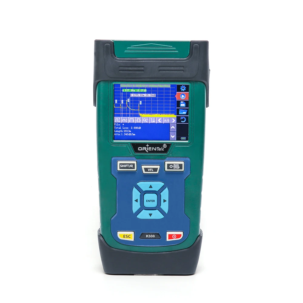 Orientek K330 рефлектометр SM 1310/1550nm 32/30dB Тесты диапазон 100 110 км Мини Волоконно