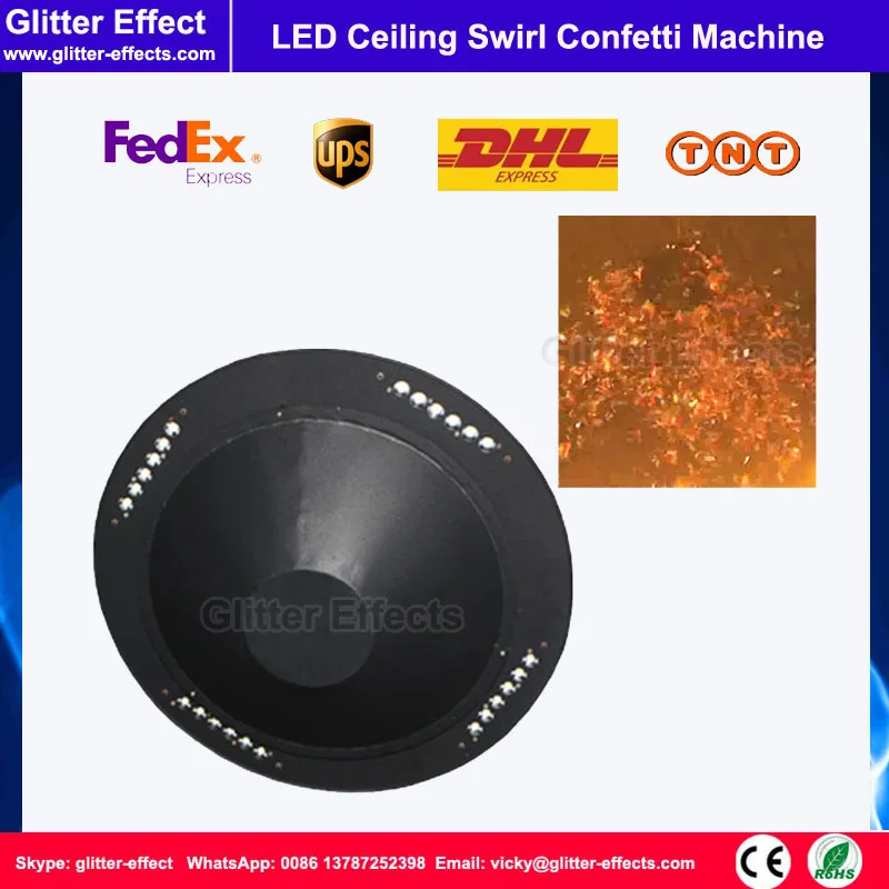 Диджейская сценическая цветная бумага со спецэффектами светодиодная круглая