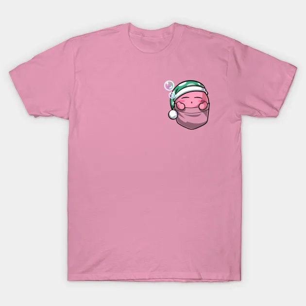2017 Summer discount tees homme Clothing Sleeping Pocket Kirby Fashion Cotton short O neck t shirts mens 3d White | Мужская одежда