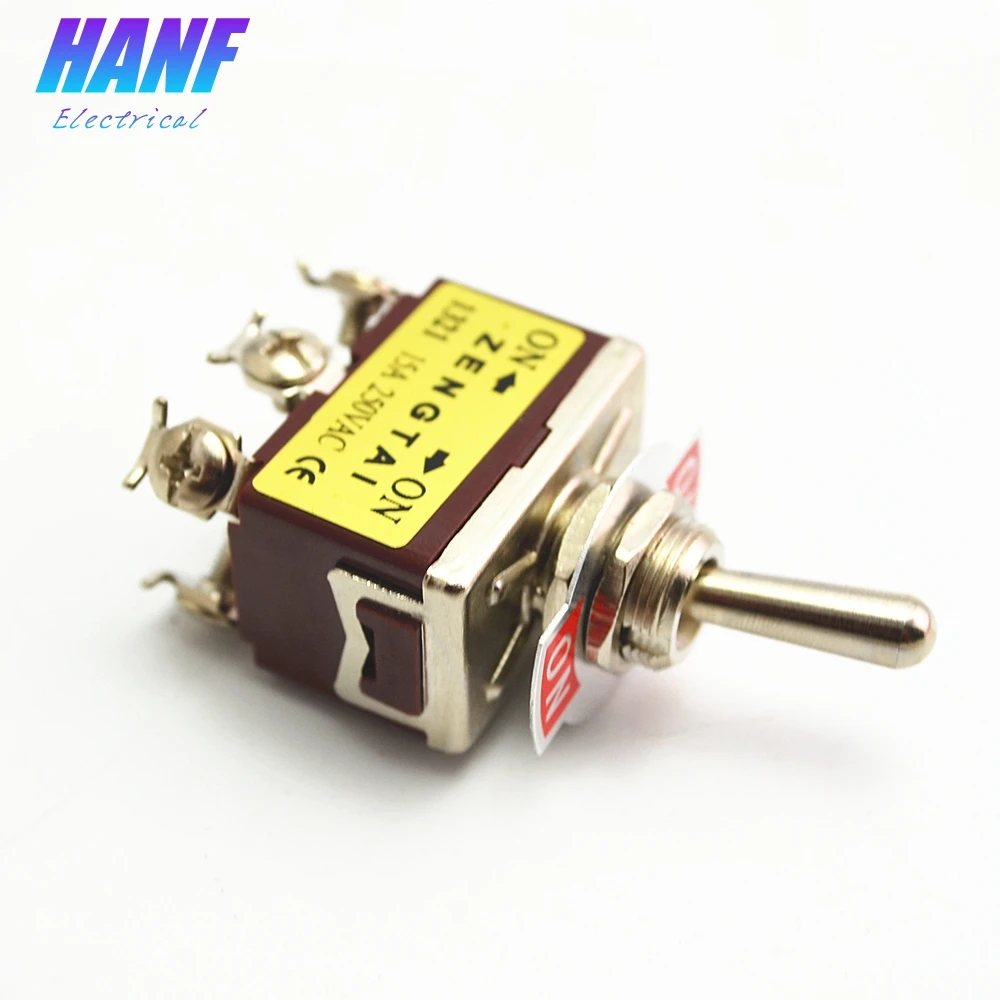 1 шт. 12 мм тогл переключатель 6 Pin ON Rocker DPDT 250V 15A E TEN1321|dpdt rocker switch|dpdt switchdpdt toggle switch |