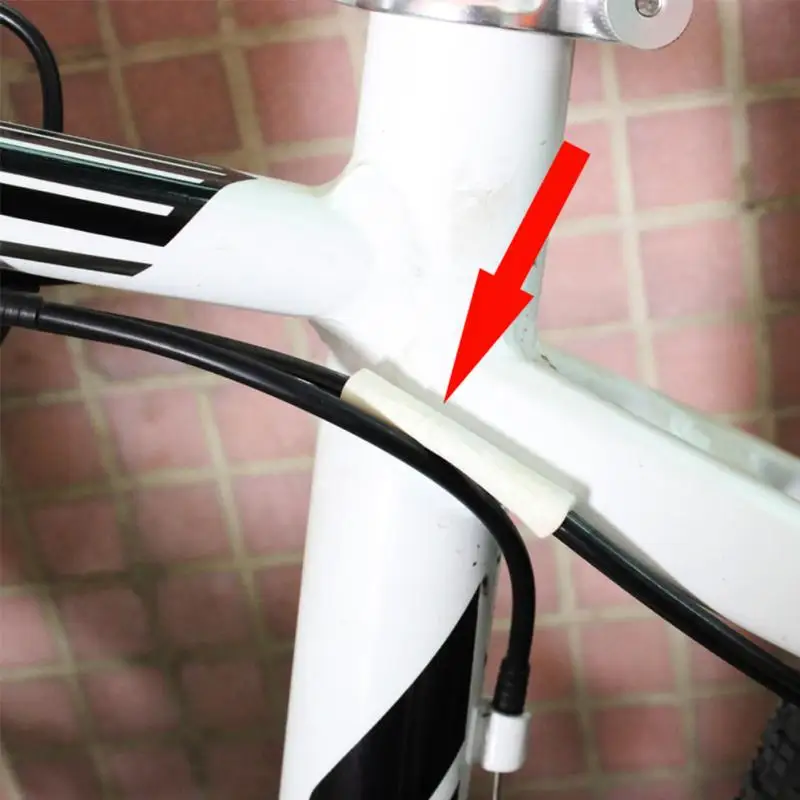4pcs rohr abdeckungen fahrrad zubehör bike bremsleitung rohr gummi abdeckung schaltwerk shift kabel kappe schutz bike linie rohr abdeckung free g