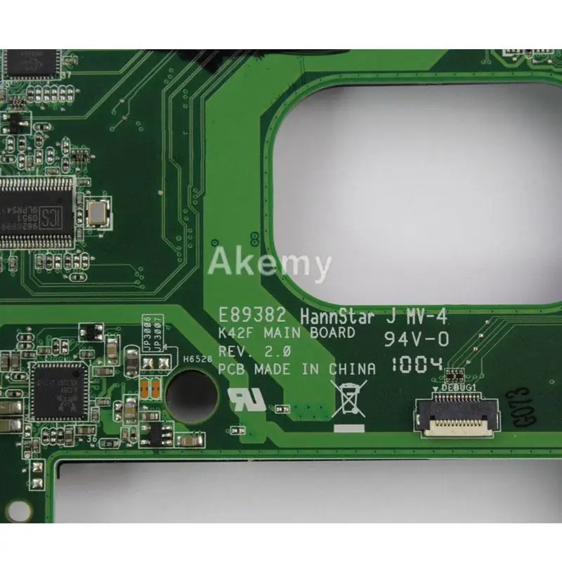 AK REV: 3 0 HM55 rPGA 989 USB2.0 DDR3 для For Asus A42F P42F K42F материнская плата 100% тест | Компьютеры и