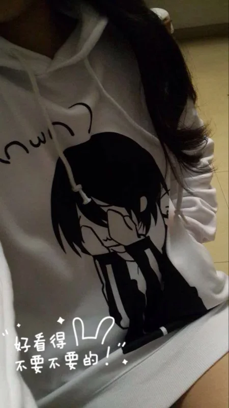 

Winter Kawaii Clothes Lolita Harajuku Hoodie Cute Novely Hooded Hoodies Poleras Sudaderas Mujer Anime Sweatshirt