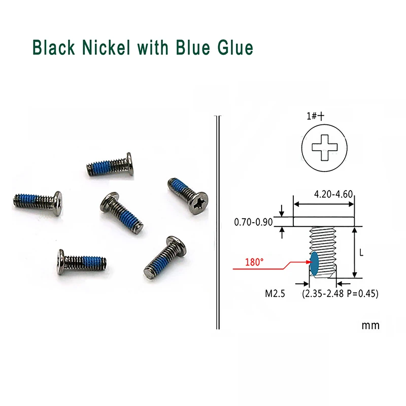 

Винт Philips с тонкой плоской головкой, 100 шт., m2, 5 см, винт для ноутбука, компьютера, из углеродистой стали, Длина 3,5-12 мм