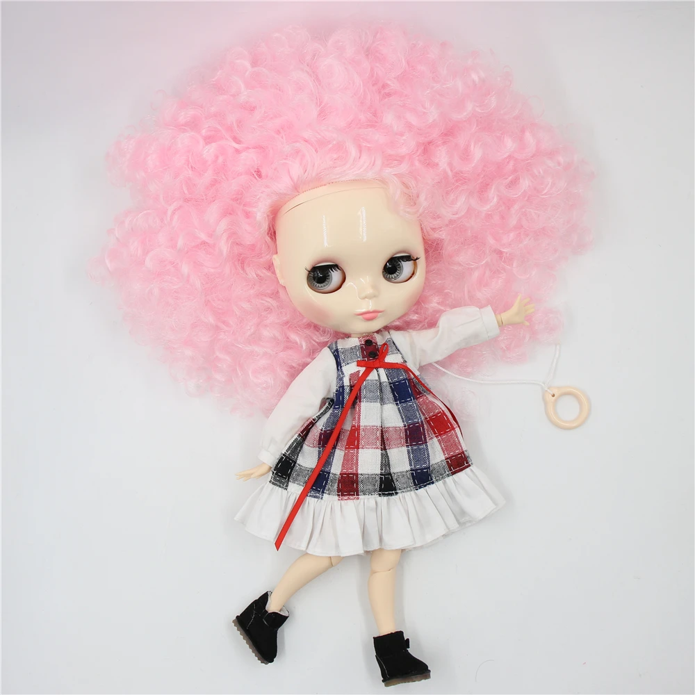 Кукла ледяная DBS Blyth 1/6 bjd белая кожа сустав тело Afor розовые волосы QE126 кукла