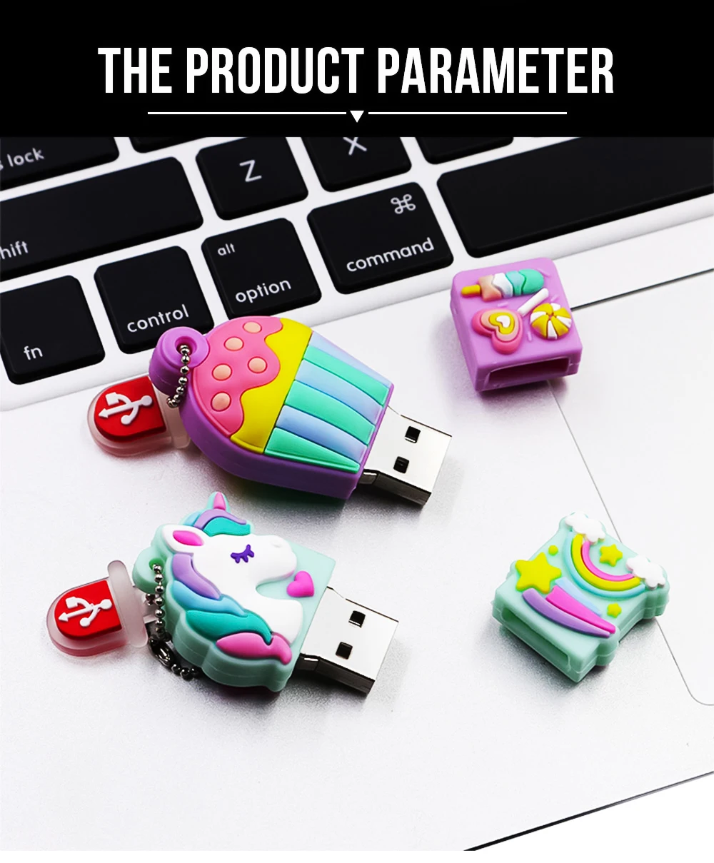 Милый креативный USB флеш-накопитель, флешка 8 ГБ, 16 ГБ, 32 ГБ, карта памяти, 64 ГБ, 128 ГБ, флешка, usb 2,0, ключ, подарок, u диск
