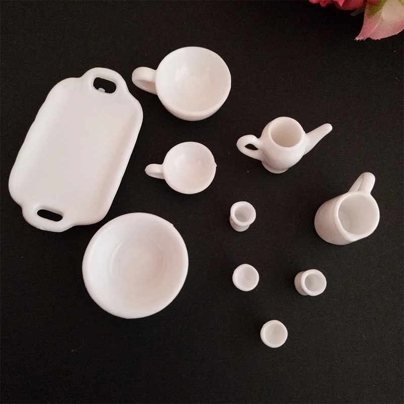 Мини-набор для имитации чайника поддельный милый миниатюрный кукольный домик