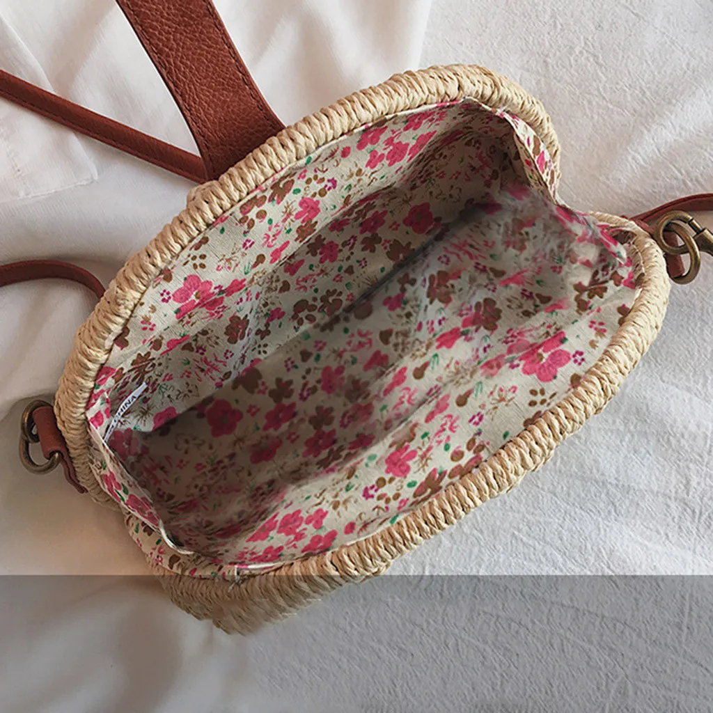 Женские пляжные сумки модная Ретро тканая сумка однотонная Пляжная Сумка bolso mujer