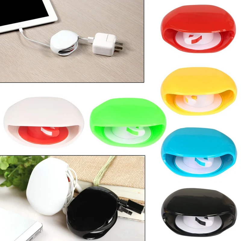 DOITOP наушники и usb кабели для зарядки автоматическое устройство для сматывания кабеля провода Организатор держатель кабель хранения коллектор машина A3